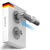 GALACE Door Handle Buffer [Pack of 8] - Transparent Door