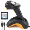 Inateck Bluetooth Barcode Scanner, 2D 1D Wireless Handheld Scanner, QR