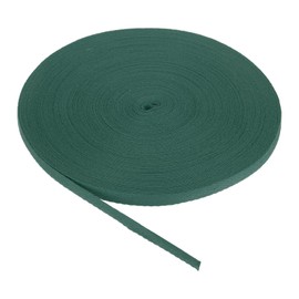 PATIKIL Cotton Twill Tape 6mm 23m Cotton Ribbon Bias Binding Tape Herringbone Webbing Trim for Sewing Gift Wrapping, Forest Green