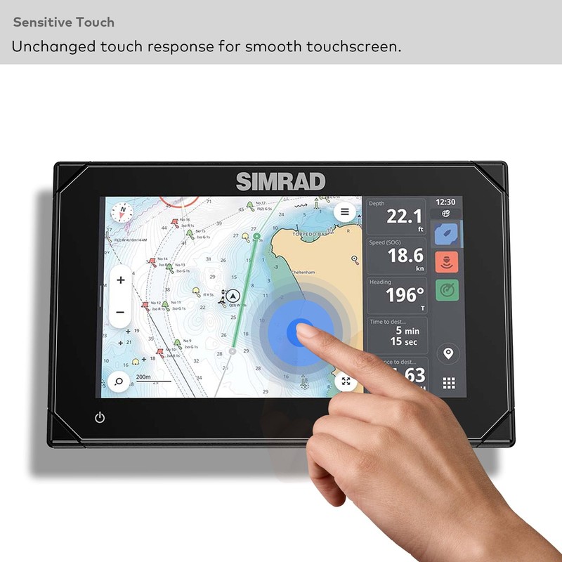 INNOSURE Premium Tempered Glass Screen Protector designed for Simrad NSX