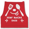 Geschenk mit Namen personalisiert by Shirtracer - Apron - Cooking