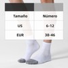 6 Pares Calcetines Deportivos para Hombre y Mujer, Calcetas Antideslizantes