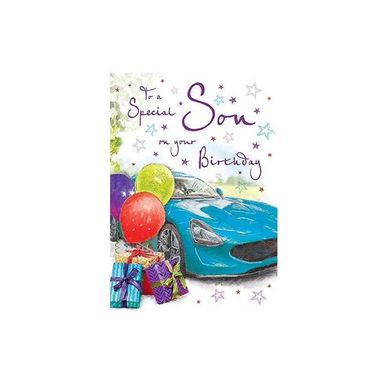 Birthday Card Son - 9 x 6 inches - Regal