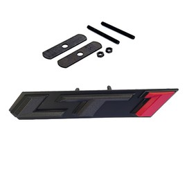 1PC Grille LT1 Emblem 3D Side Door Badge Sticker Letters Nameplate Compatible with 2017-2024 84534516 SS LT1 Black Red