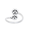 CloseoutWarehouse Sterling Silver Love Paws Toe Ring