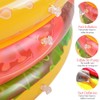 XFlated Hamburger 3 Ring Inflatable Kiddie Pool for Kids, 45