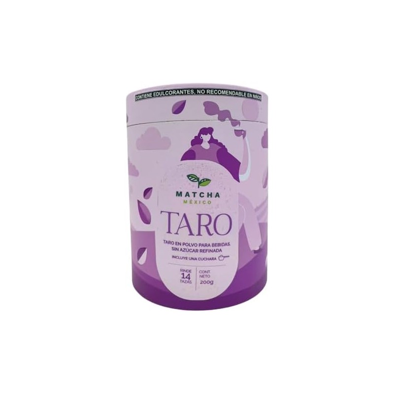 Taro Para Bebidas 200g Sin Azúcar Refinada Ni Lácteos. Polvo