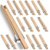 Maitys 2 Pcs Wood Drawer Slides Bottom Mount Classic 16