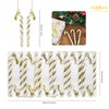 GWHOLE 12 Pack of Christmas Glitter Candy Cane Christmas Tree