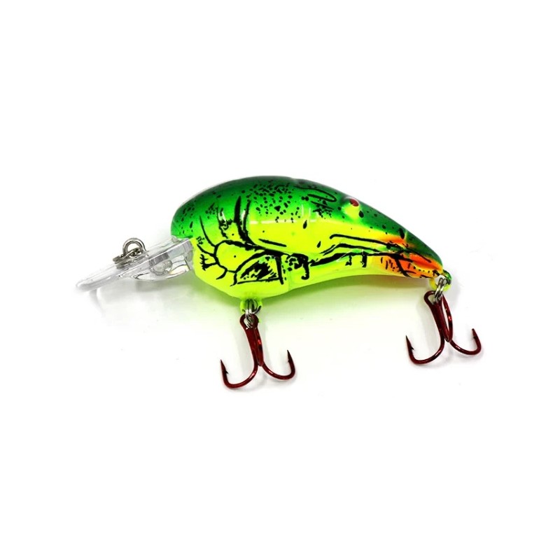 Strike Maxx Real Target Crawfish Crankbait - Red/Yellow