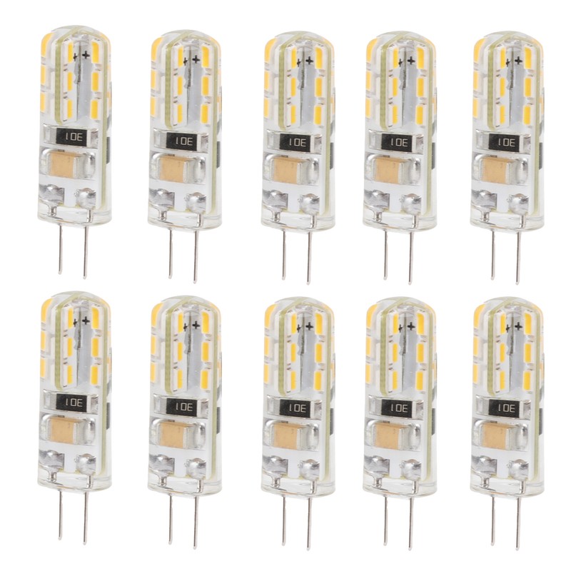 10pcs G4 LED Bulb Double Feet Base 1.5W AC110V 110LM