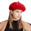 Wool Beret Hat for Women Girl Winter Warm French Beanies