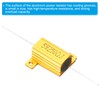 PATIKIL 5W 250 Ohm Aluminum Shell Resistor 2pcs Aluminum Housing