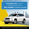Goholy Car Front Bumper Tow Hook Cover Compatible with Toyota