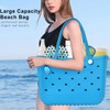 YUIXLIN Rubber Beach Tote Bag Large Waterproof Washable Tip Proof