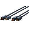 Clicktronic Casual stereo audio cable 2 x RCA Male/2x RCA