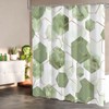 Litabel Modern Extra Long Shower Curtain for Bathroom, Sage Green