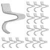 16pcs Cabinet Shelf Clips, Heavy Duty Shelving Brackets Clips Shelf