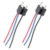 Stacool 2PCS H4 Headlight Connector with 3-Way Headlight Wiring Harness,Female