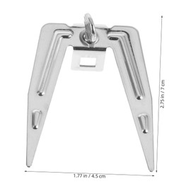 Abaodam 2pcs Stainless Steel Rotisserie Chicken Forks for Even Cooking for Air Fryer BBQ Grill Oven for Outdoor Picnics Gatherings