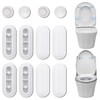 Ruayia Pack of 12 Toilet Seat Buffers, Toilet Seat Bumper