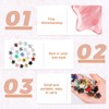 Yimomoyi 24 Pcs Crystals and Gemstones, Star Healing Crystals Set