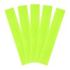 HARFINGTON 5pcs Reflective Stickers 1" x 5.9" High Visibility Diamond-Grade Reflective Adhesive Tape Waterproof for Bike Car Motorcycle Trailer Helmet Mailbox, Green