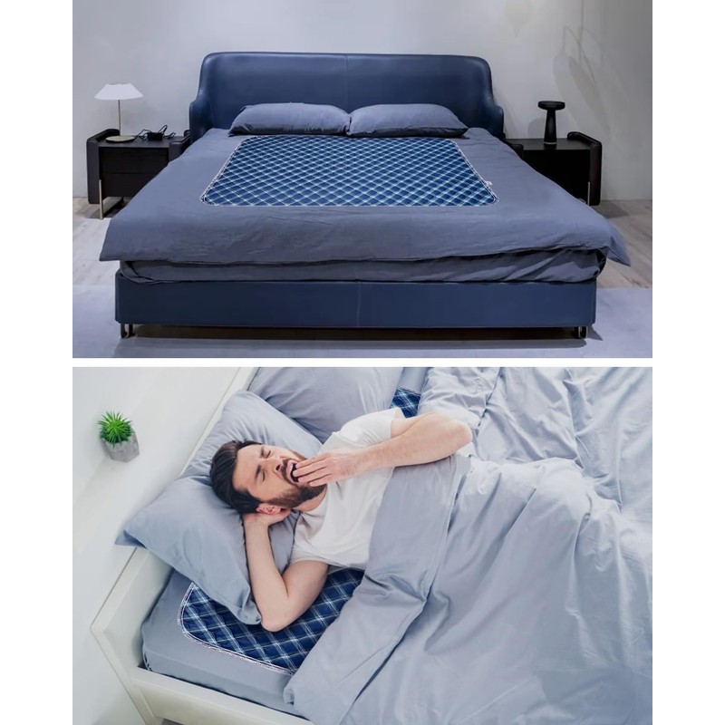 Non-Slip Bed Pads for Incontinence Washable (36" x 72"|2 Pack),