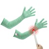sourcing map Cut Resistant Sleeves with Gloves, 60cm Arm Protection