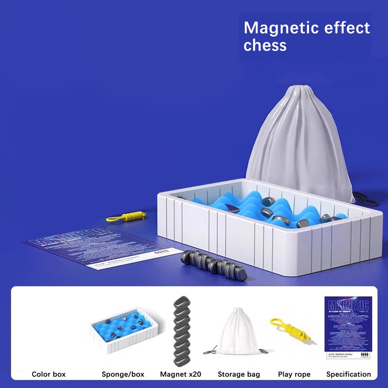 Kids Magnet Chess Toy Improve Creativity Logic Thinking Magnetic Stone