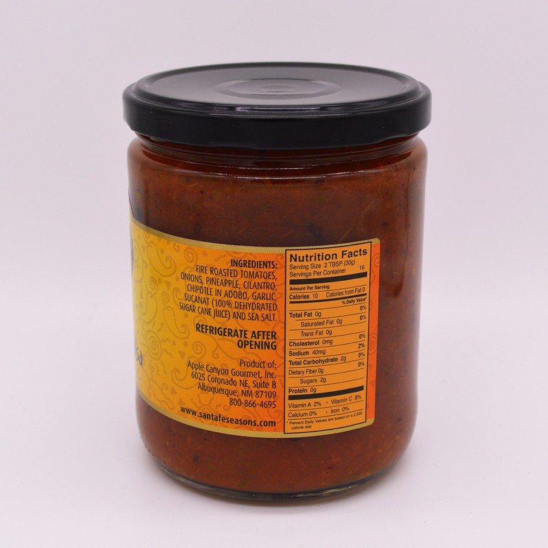 SANTA FE SEASONS Salsa Flamin' Pineapple, 16 OZ
