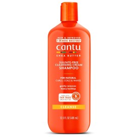 Cantu Sulfate-Free Cleansing Cream Shampoo, 13.5 Fl Oz