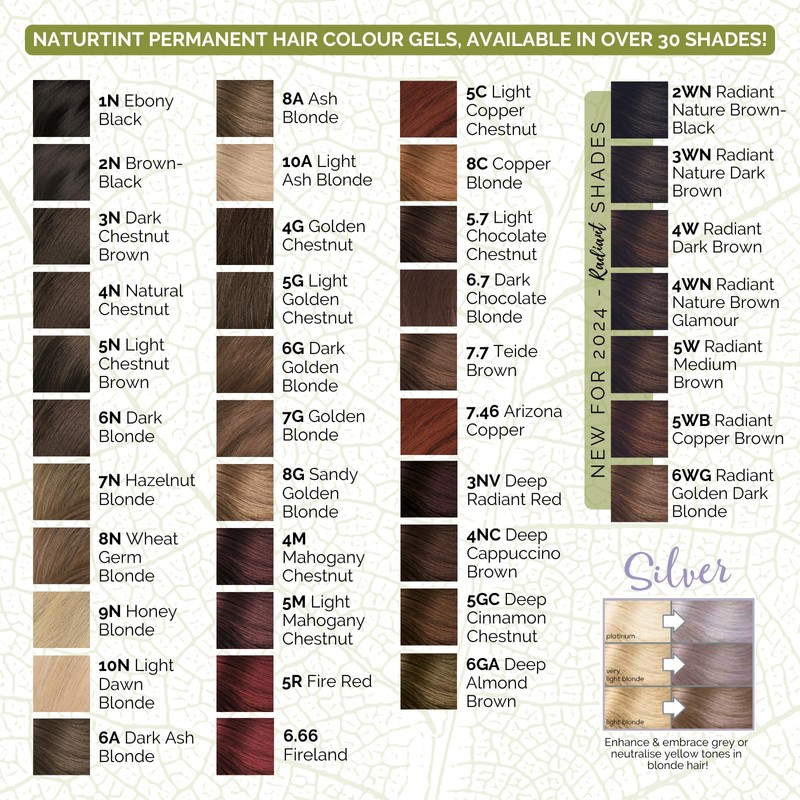 Naturtint Permanent Hair Colour Gel - 7A Medium Ash Blonde