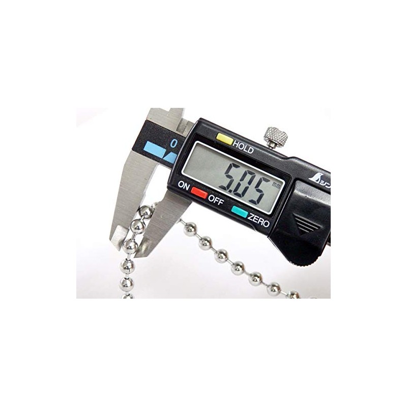 2762 PPLS Ball Chain Stainless Steel Necklace Strap (Size: φ5.0mm,