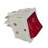 Rocker Switch White 4 Pin 16 A 250 VAC 30
