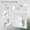 Vent Systems 4 x 4 Inch (Cut-Out) White ABS Plastic