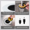 Hibbent 2 Pack Universal 3 in 1 Kitchen Sink Drain