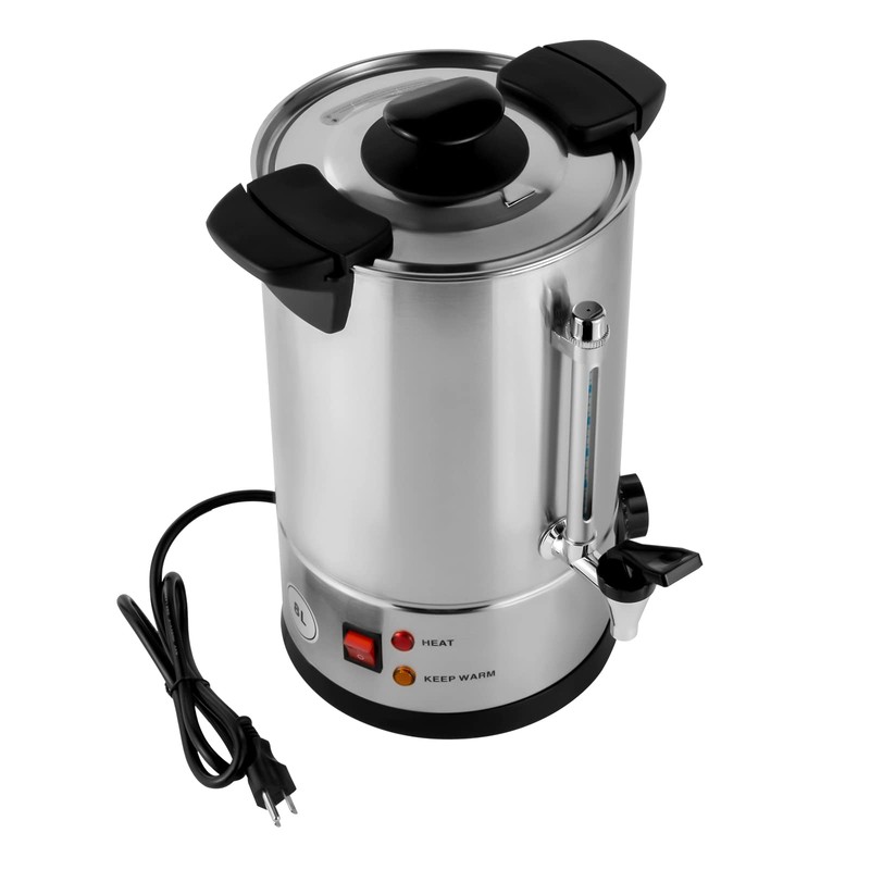Hot Water Dispenser, 8L/2.11gal Larg Commercial Coffee Machine Temperature Adjustable(86-230°F),