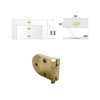LIKERAINY 180 Degree Brass Flip Hinges Fitting Furniture Hinge for