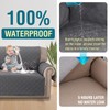 Turquoize 100% Waterproof Sofa Cover 1 Seater Triple Non-Slip Couch