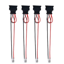 Danbojit 4 Pack Speaker Wiring Harness Replacement for Volkswagen Golf Passat Beetle Eos Jetta Speakers Adapter