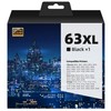 63XL Printer Ink for HP 63XL Ink Cartridges Replacement for