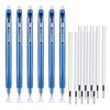 BAYTORY 16Pcs Erasable Gel Pens, 6Pcs Blue Ink Pens +