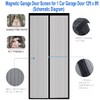 Premium Garage Door Screen for 1 Car Garage 12x9ft, Heavy