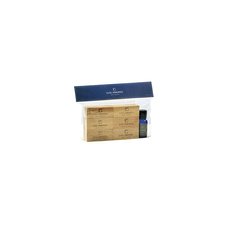 KUSU HANDMADE Eco Blocks 12 pcs + Camphor Oil 10ml
