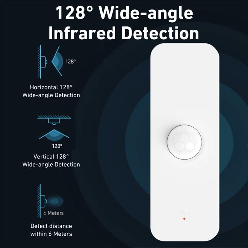 UanTii Tuya WiFi PIR Motion Sensor Movement Detector Alarm Smart