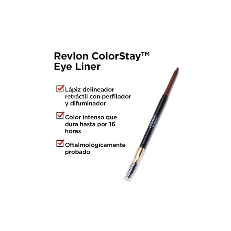 Revlon Colorstay Eyeliner, Brown, 2.8 g