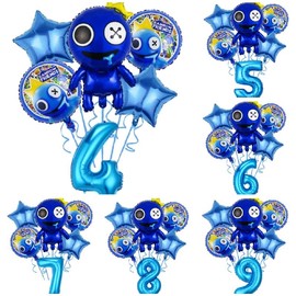 RAINBOW FRIENDS BALLOONS RAINBOW FRIENDS PARTY SUPPLIES - Color: 5