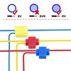 150 pcs Quick Splice Wire Connectors, Solderless Snap Electrical Connector,