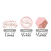 Big Dot of Happiness Pink Rose Gold Birthday - Paper